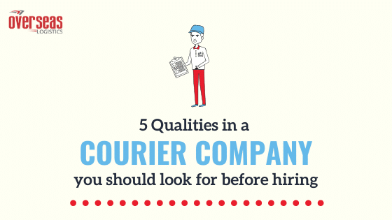 Qualities in Courier Company